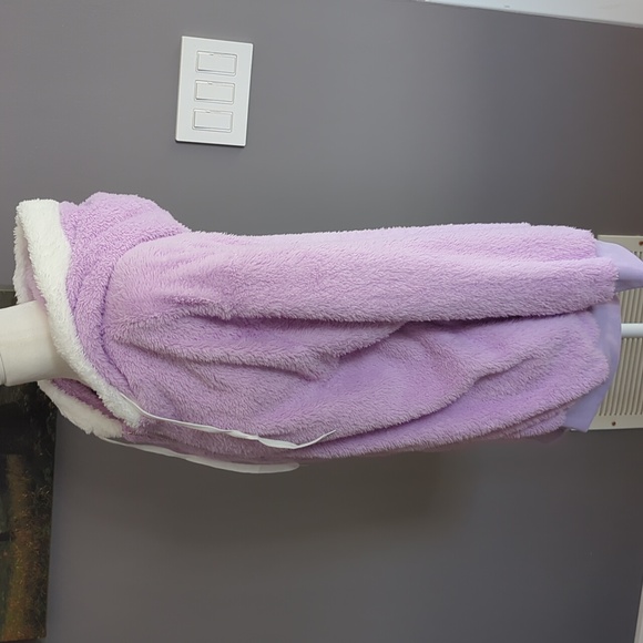 3 For $30. NWOT. Cozy lavender full zip sweatshirt with hood - Picture 4 of 12
